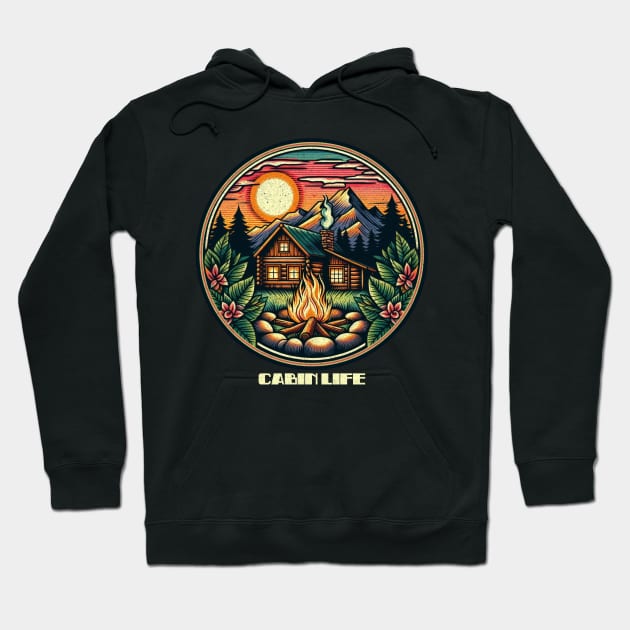 Cabin life dreaming Hoodie by Tofuvanman